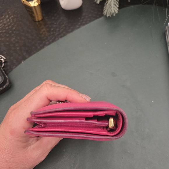 Dolce & Gabbana Pink Card Holder with Silver Logo - Picture 6 of 7